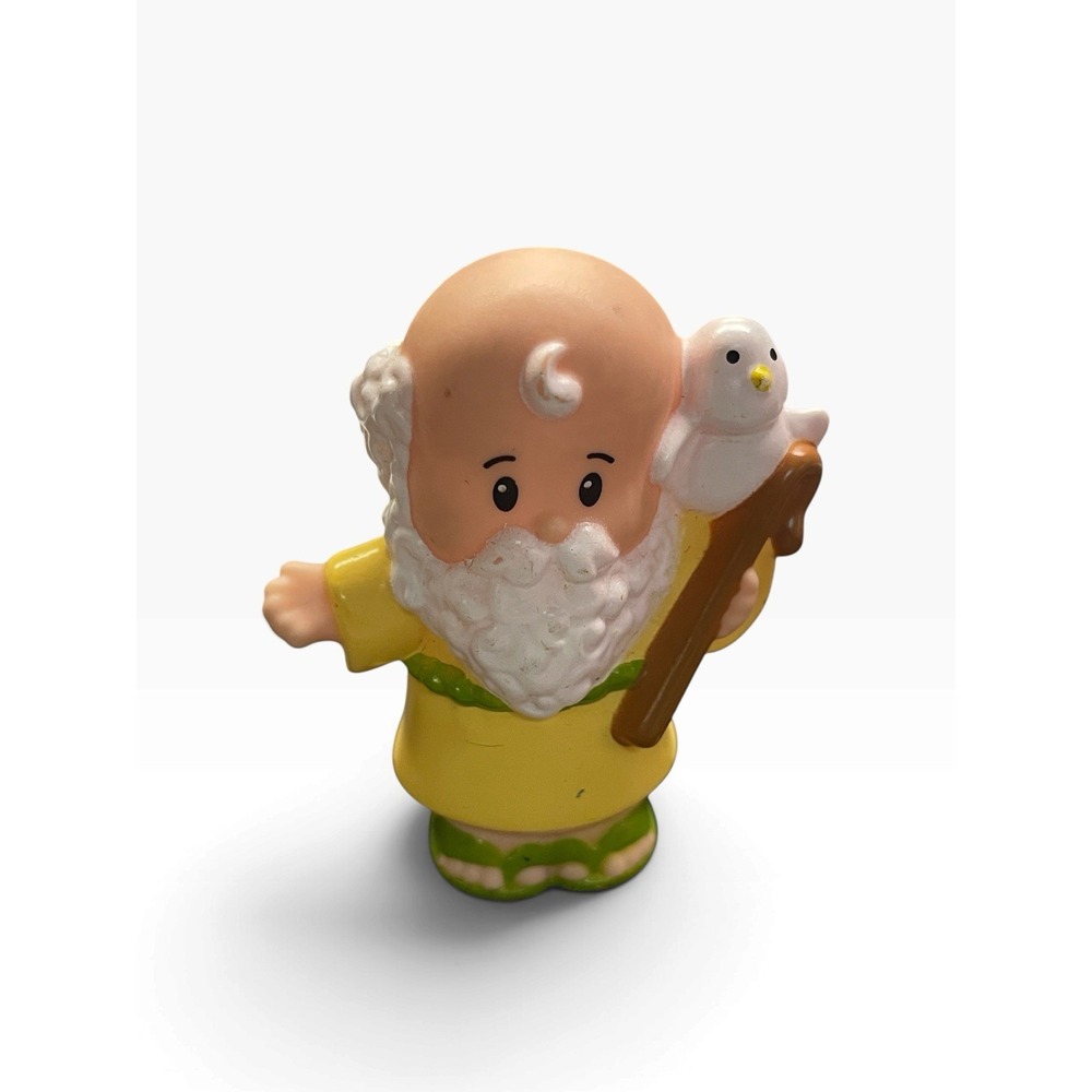 Fisher Price Little People Figure Biblical Religious Moses God Bird Staff
